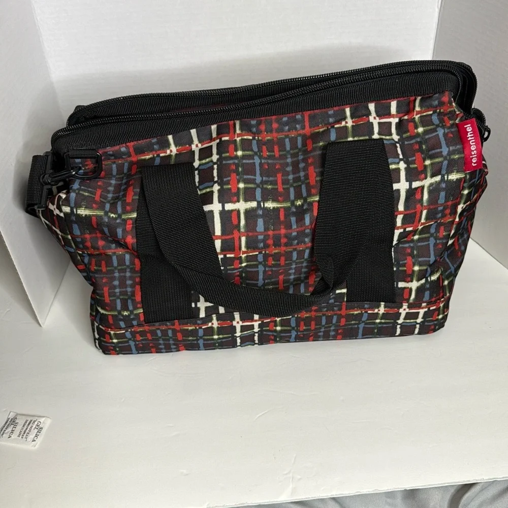 Reisenthel Red/Black Checkered Travel Bag
